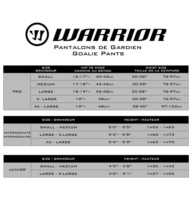 Ritual X4 E Senior Goalie Pants