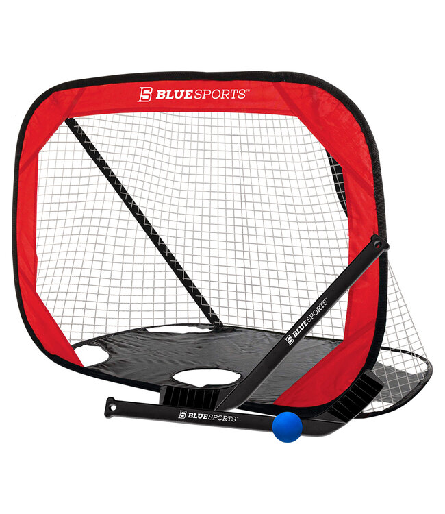 Blue Sports Mini Pop-Up Goal with Target