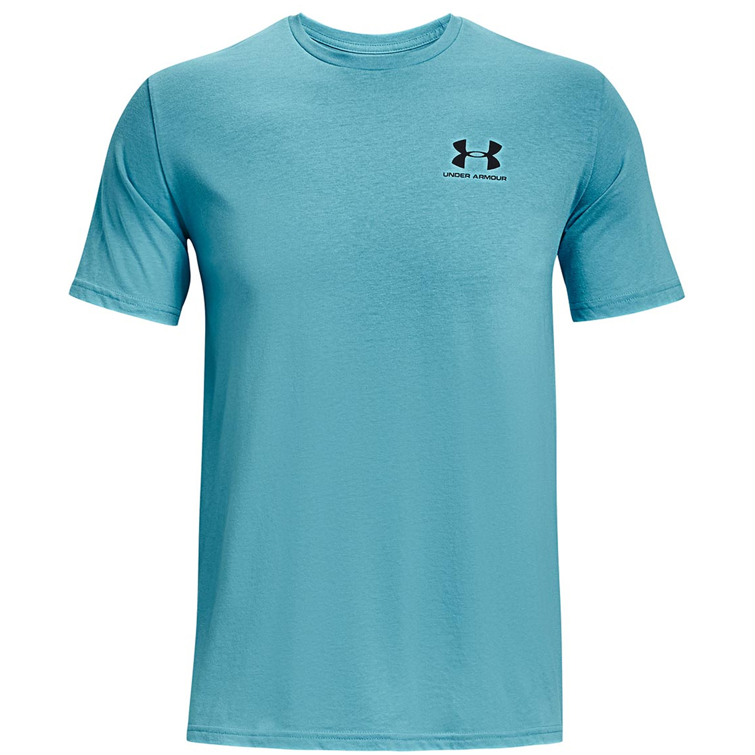 Shop Men's Under Armour Sportstyle Left Chest Short Sleeve T-Shirt in Grey Online in Iraq