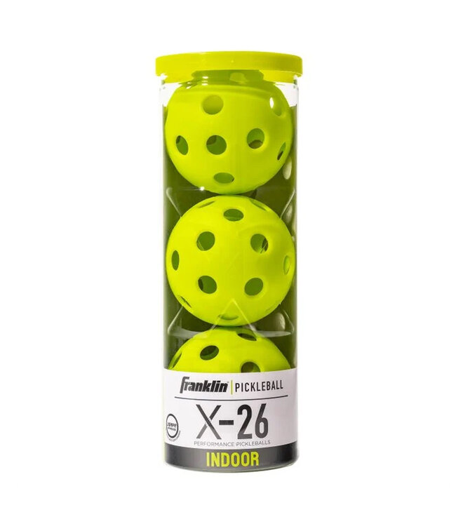 Balles de Pickleball Intérieur X-26 Indoor (3pq)