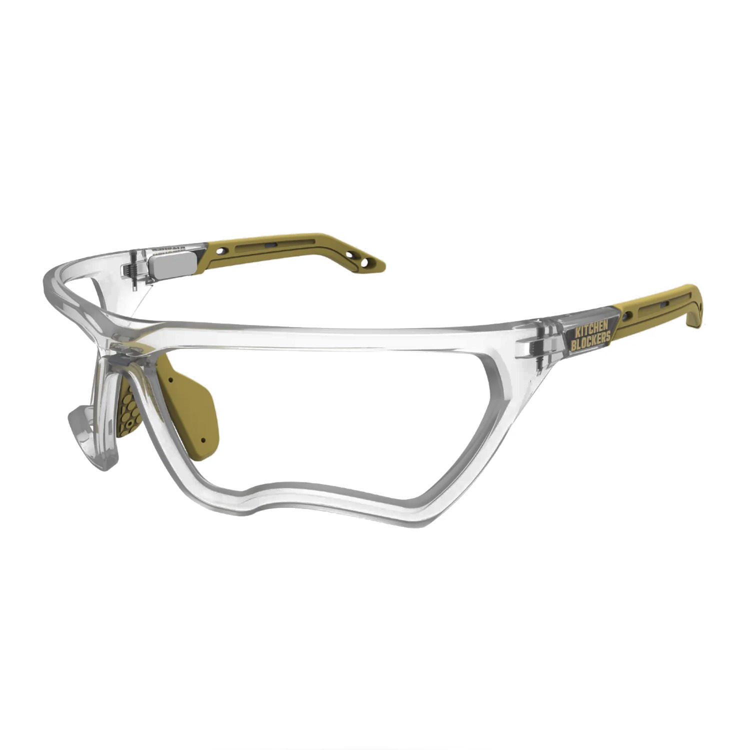 Lunettes De Protection SNCF Vintage - Monture Métal Argenté - France