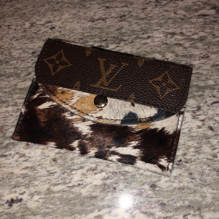 Repurposed Louis Vuitton Itty Bitty Card Holders - The District On Main
