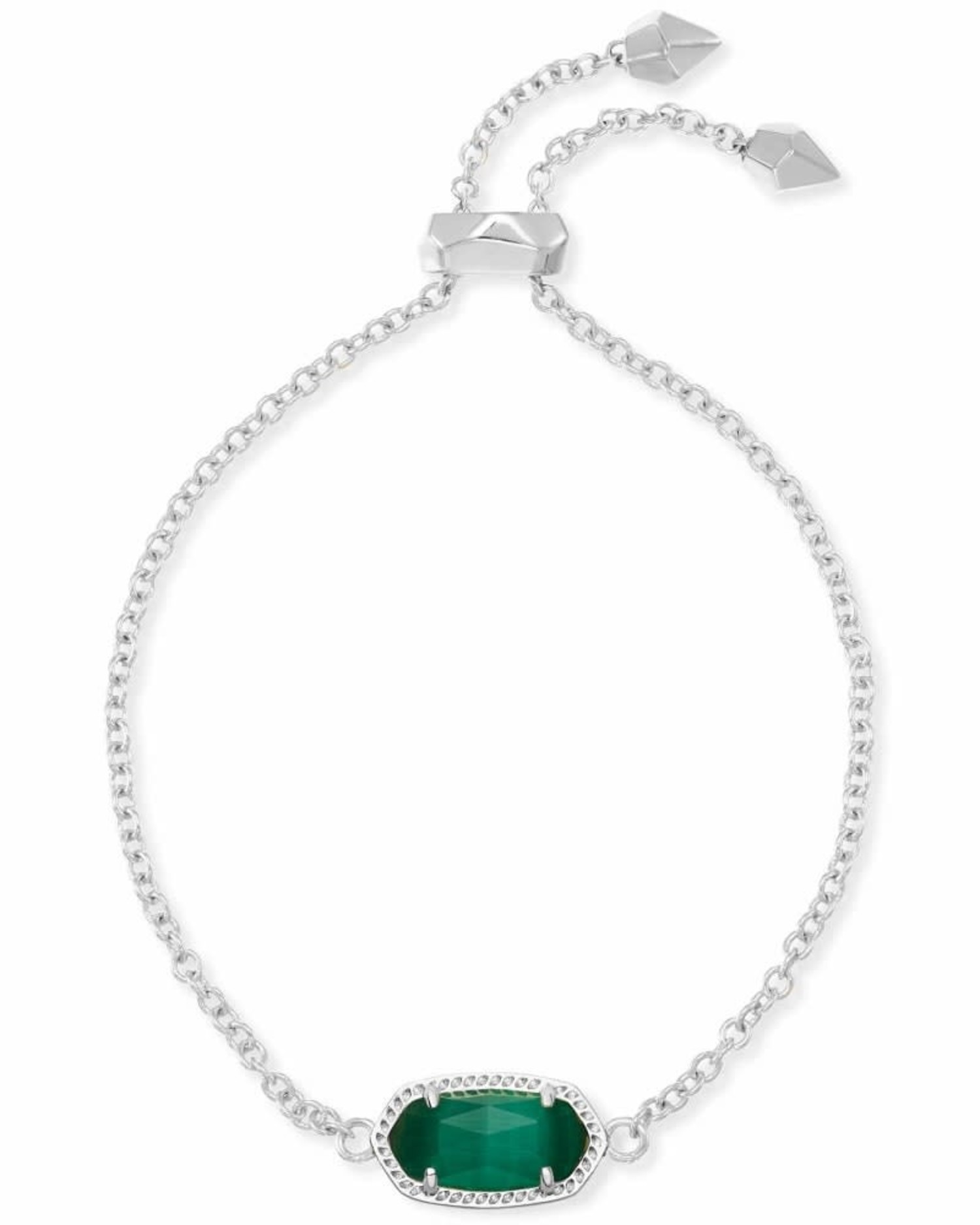 Kendra Scott Elaina Rhodium Emerald May The District On Main