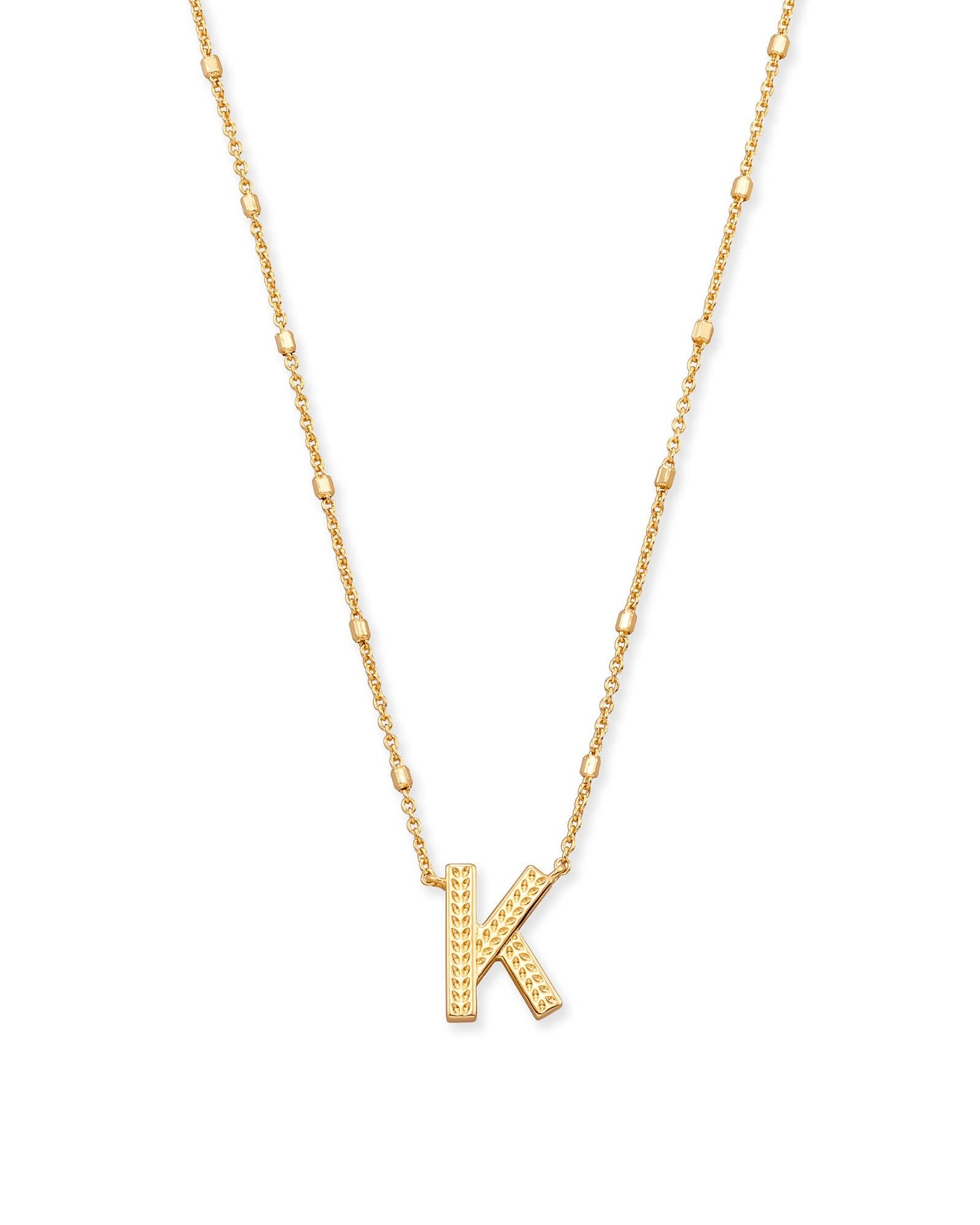 Kendra Scott Gold Metal Initial Pendant 