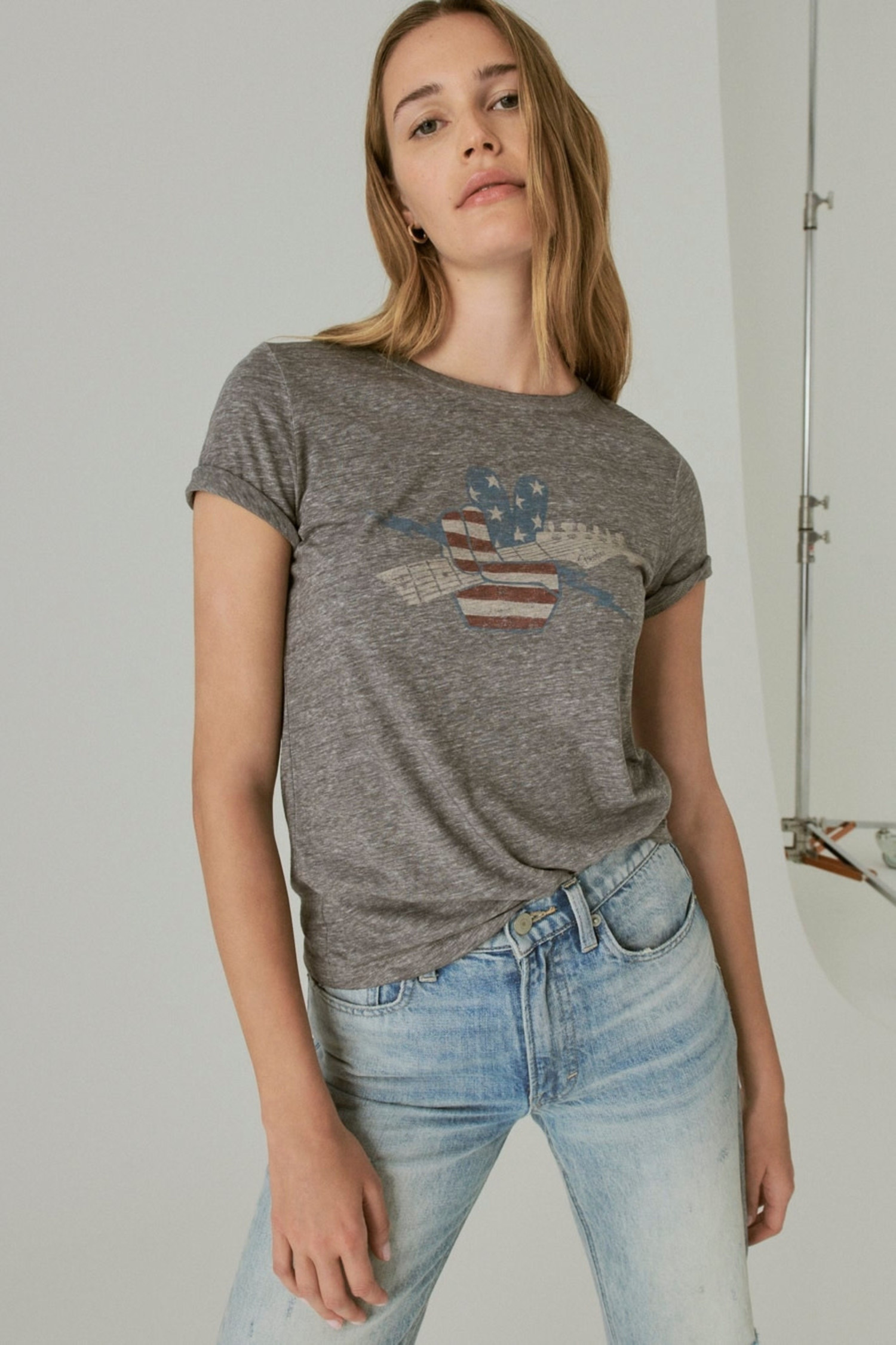 Fender Classic Crew Heather Grey - The 