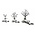 Woodland Scenics . WOO Deciduous Tree Armatures 2”-3”