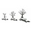 Woodland Scenics . WOO Deciduous Tree Armatures 2”-3”