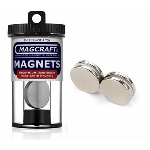 Magcraft Magnets . MFM 1''X1/8''' Rare Earth Disc Magnet
