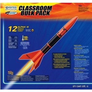 Estes Rockets . EST Alpha III Educator Pack (12)