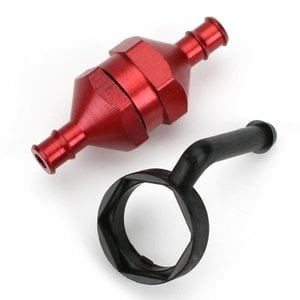 Du Bro Products . DUB In-Line Fuel Filter Red