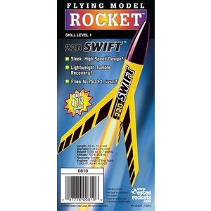 Estes Rockets . EST 220 Swift Model Rocket Kit (LVL 1)