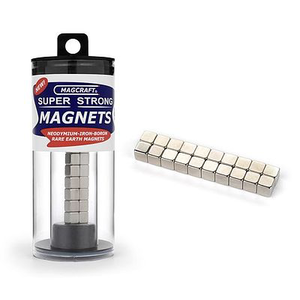 Magcraft Magnets . MFM 1/4"" Rare Earth Cube Magnet