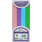 Quilled Creations . QUI Green-Blue-Purple-Pink Corrugated Strips