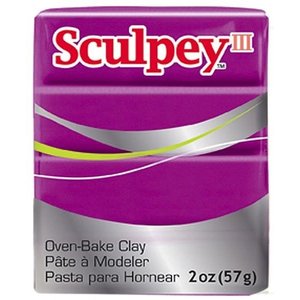Sculpey/Polyform . SCU Fuchsia Pearl - Sculpey 2 oz