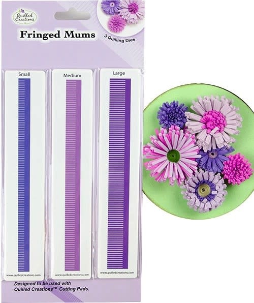 Quilled Creations . QUI Fringed Mums Quilling Dies PM Hobbycraft