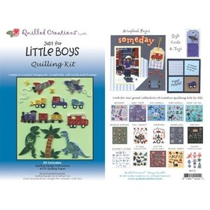 Quilled Creations . QUI Just for Little Boys Quilling Kit