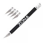 Zona Tool Company . ZON Knife Soft Grip W/4 Blds