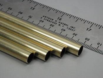 Round Brass Tube 5/16x36