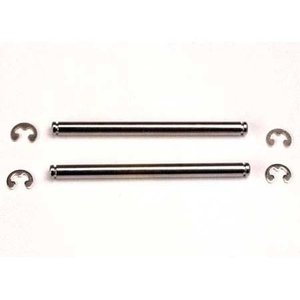Traxxas . TRA Suspension Pins, 44mm, Chrome with E-Clips (2)