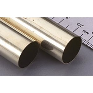 K&S Engineering . KSE ROUND BRASS TUBE 5/8 X 12''