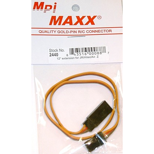 Maxx Products . MPI Hitec/Jr/Airz 12" EXT 26 AWG