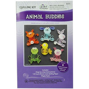 Quilled Creations . QUI Animal Buddies Quilling Kit