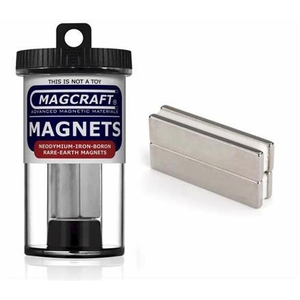 Magcraft Magnets . MFM 2X1/2X1/8 RARE EARTH BLOC MAG