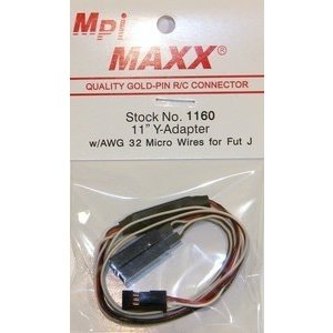 Maxx Products . MPI FUTABA J-Y-ADAPTER 12 32 AWG