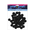 Darice . DAR Pom Poms - Black 3/4” 45 pcs