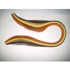 Quilled Creations . QUI Brown Shades Quilling Paper (1/4'')