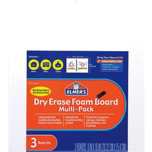 Elmers . ELM (DISC) DRY ERASE FOAM BOARD