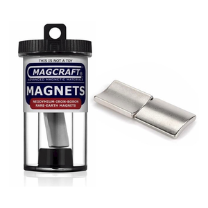 Magcraft Magnets . MFM 1” X 0.875” X 1” RARE EARTH ARC MAGNET (2)