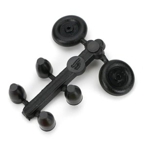 Du Bro Products . DUB MICRO TAIL WHEEL W/RETAINERS (