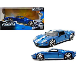 Jada Toys . JAD 1/24 "Fast & Furious" 2005 Ford GT - Metallic Blue