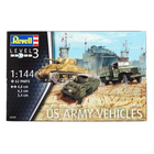 Revell of Germany . RVL 1/144 US ARMY VEH WWII