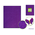 MultiCraft . MCI (DISC) Foamie Sheets Purple  9 x 12