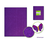 MultiCraft . MCI (DISC) Foamie Sheets Purple  9 x 12