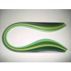 Quilled Creations . QUI Green Shades Quilling Paper (1/4'')