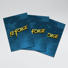 Gamegenic . GGS Sleeves: Keyforge Logo Matte Blue (40)