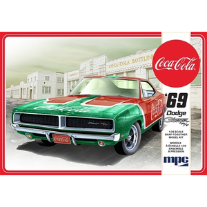 MPC . MPC MPC 1969 Dodge Charger RT (Coca Cola) 1:25 Scale Snap Kit