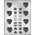 CK Products . CKP Heart & Messages Chocolate Mold