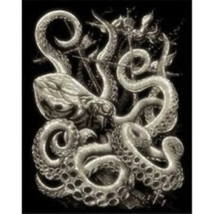 Royal (art supplies) . ROY Glow In Dark Engraving Octopus