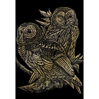 Royal (art supplies) . ROY Gold Engraving Owls Nature Animals Art Calgary