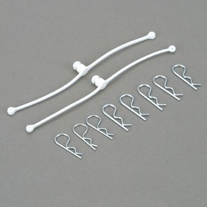 Du Bro Products . DUB Body Klip Retainer White