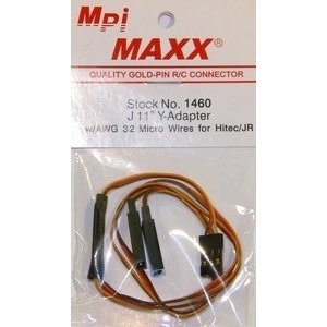 Maxx Products . MPI HIITEC/JR Y-ADPTR MICRO WIRE