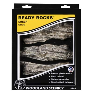 Woodland Scenics . WOO Shelf Ready Rocks