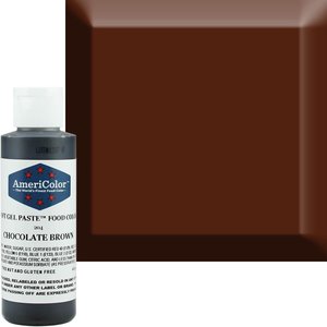 AmericaColor . AME AmeriColor 4.5oz Soft Gel – Chocolate Brown