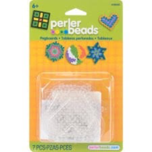 Perler (beads) PRL Clear Shapes Perler Pegboard 5 pcs
