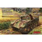 Meng . MEG 1/35 German Medium Tank Sd.Kfz.171 Panther,Ausf.A Late