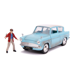 Jada Toys . JAD 1/24 "Hollywood Rides" 1959 Ford Anglia with Harry Potter